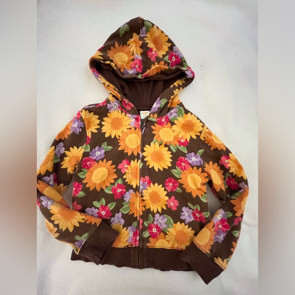 Gymboree Sunflower Smiles Hooded Sweatshirt